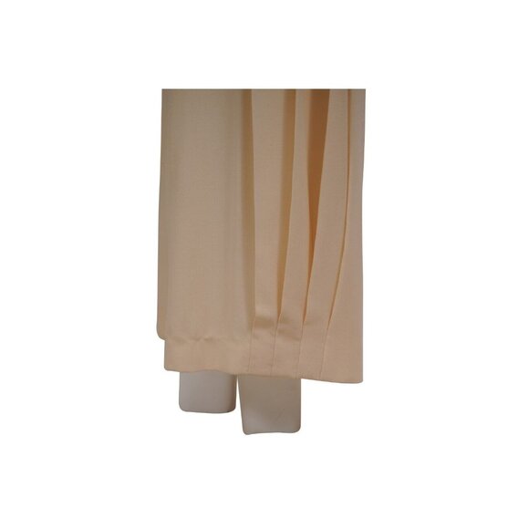 Christian Dior Womens Wide Leg Pants US 12 Cream Tan Wool High Waist Trousers - Picture 8 of 16